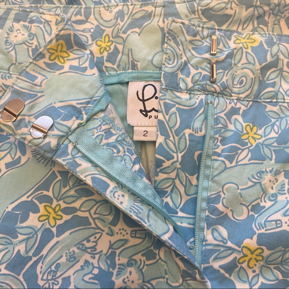 Lily Pulitzer Pants Novelty Print Spring Summer